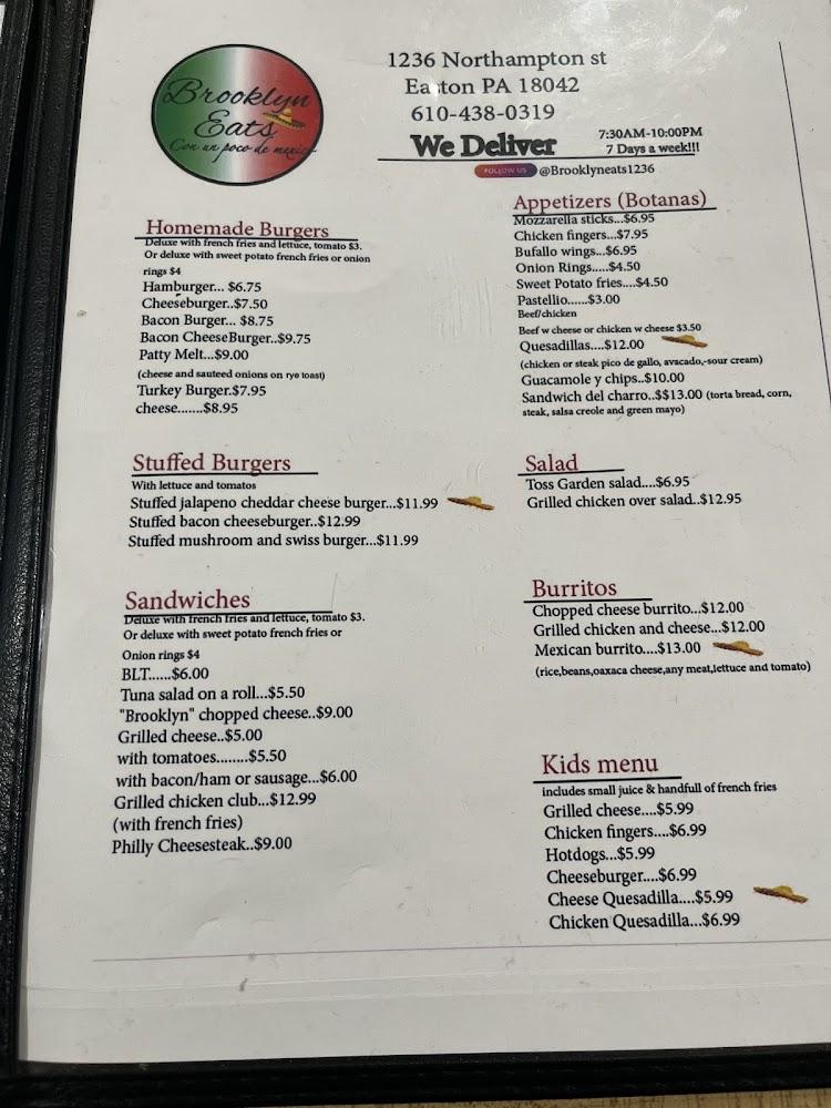 Brooklyn Eats Menu image 1